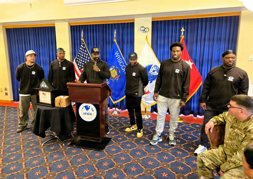 2026 Green Bay Packers Tailgate Tour makes stop at Fort McCoy; visits with Soldiers, Challenge Academy cadets