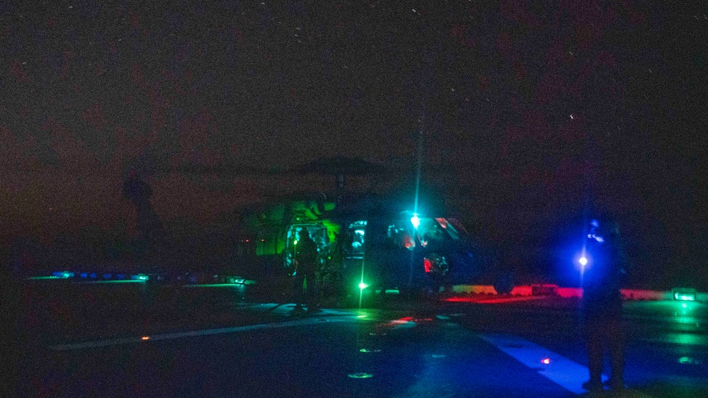 Marines board M/V Blue Star III