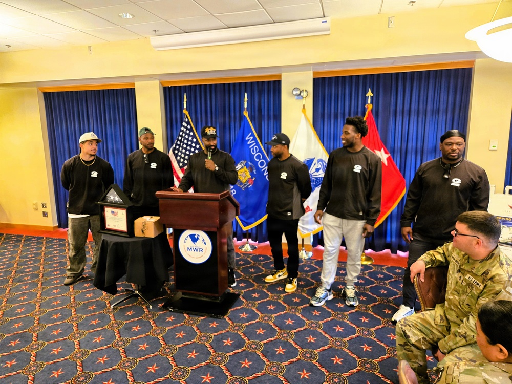 2026 Green Bay Packers Tailgate Tour makes stop at Fort McCoy; visits with Soldiers, Challenge Academy cadets