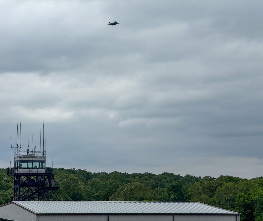Maj. Gen. Collins Visits Ebbing ANGB, Tours Razorback Range Operations
