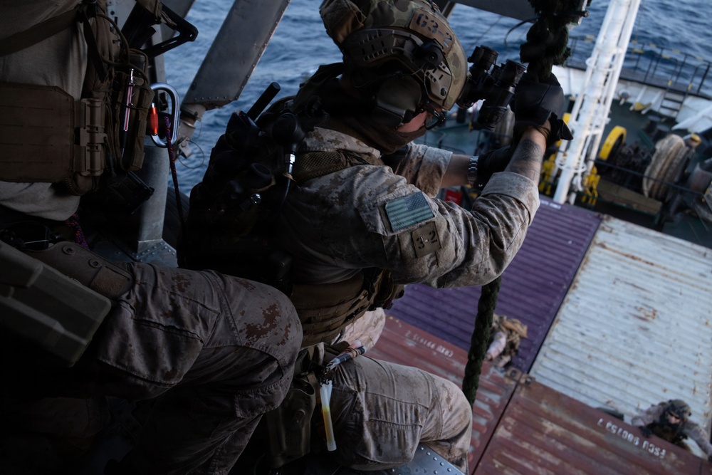 Marines board M/V Blue Star III