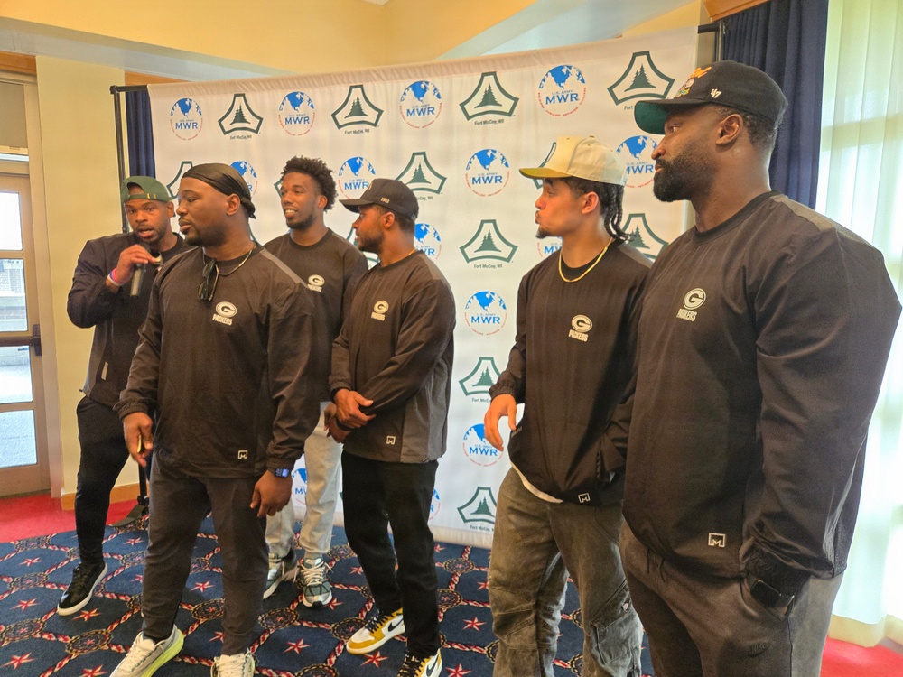 2026 Green Bay Packers Tailgate Tour makes stop at Fort McCoy; visits with Soldiers, Challenge Academy cadets