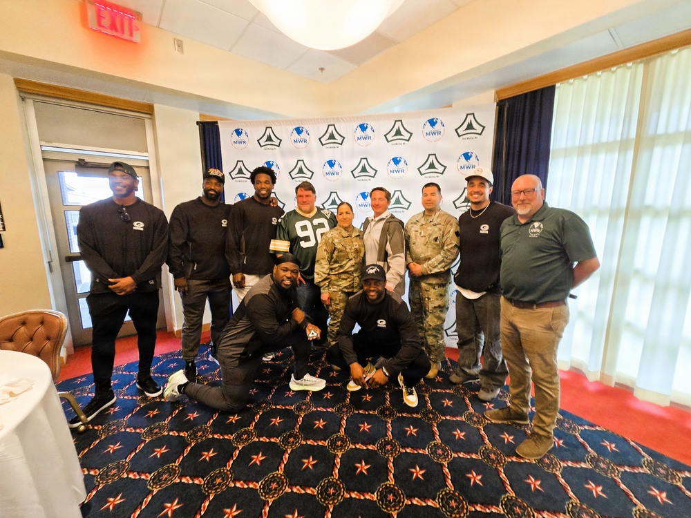 2026 Green Bay Packers Tailgate Tour makes stop at Fort McCoy; visits with Soldiers, Challenge Academy cadets