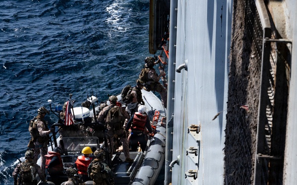 Marines board M/V Blue Star III