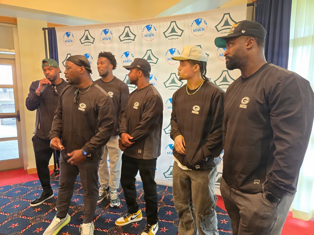 2026 Green Bay Packers Tailgate Tour makes stop at Fort McCoy; visits with Soldiers, Challenge Academy cadets