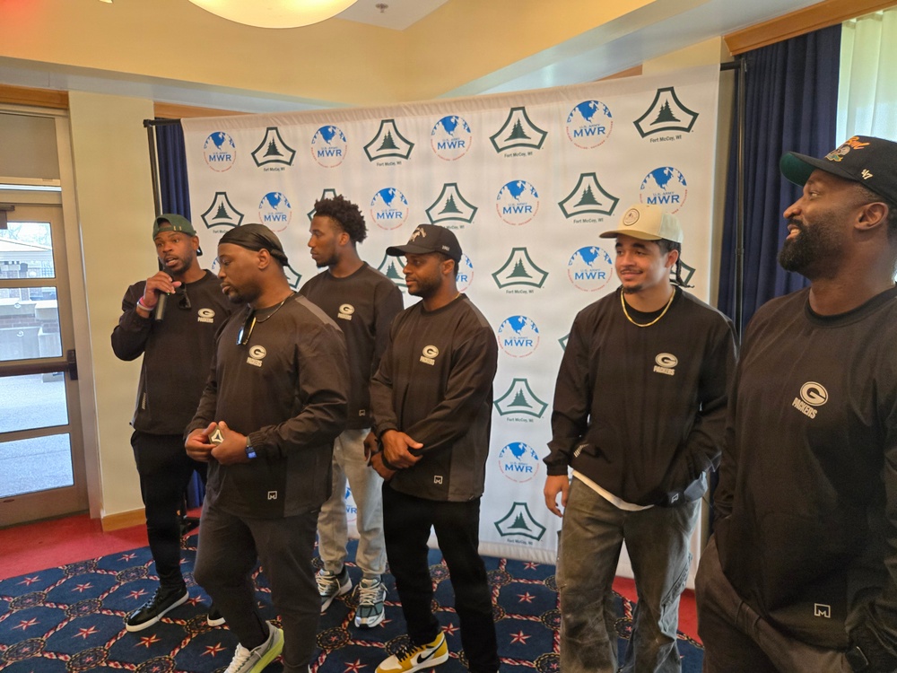 2026 Green Bay Packers Tailgate Tour makes stop at Fort McCoy; visits with Soldiers, Challenge Academy cadets