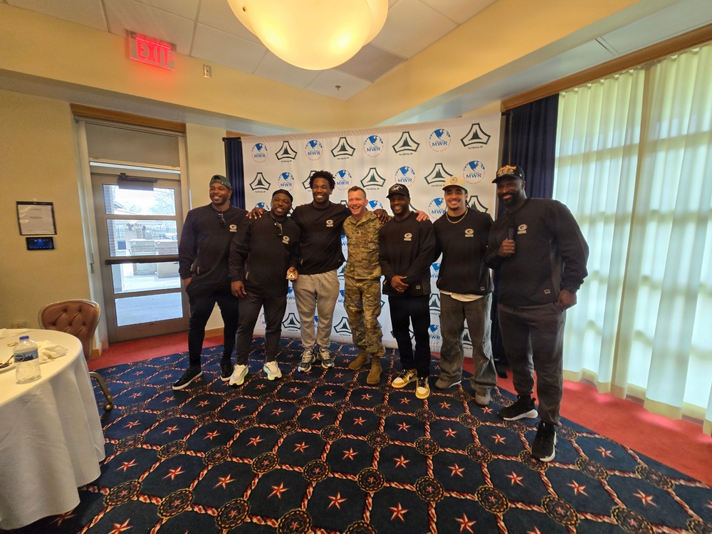 2026 Green Bay Packers Tailgate Tour makes stop at Fort McCoy; visits with Soldiers, Challenge Academy cadets