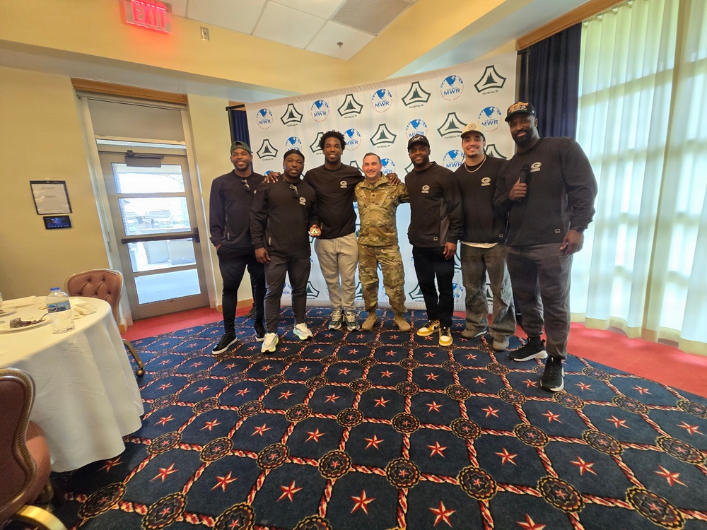 2026 Green Bay Packers Tailgate Tour makes stop at Fort McCoy; visits with Soldiers, Challenge Academy cadets