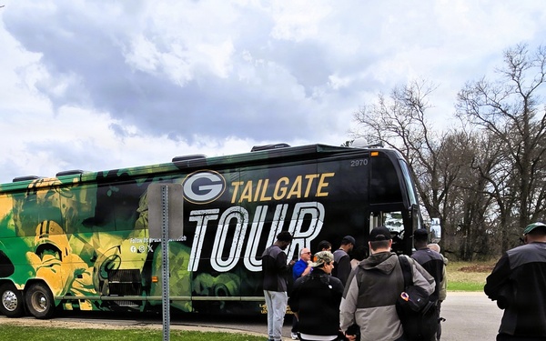 2026 Green Bay Packers Tailgate Tour makes stop at Fort McCoy; visits with Soldiers, Challenge Academy cadets