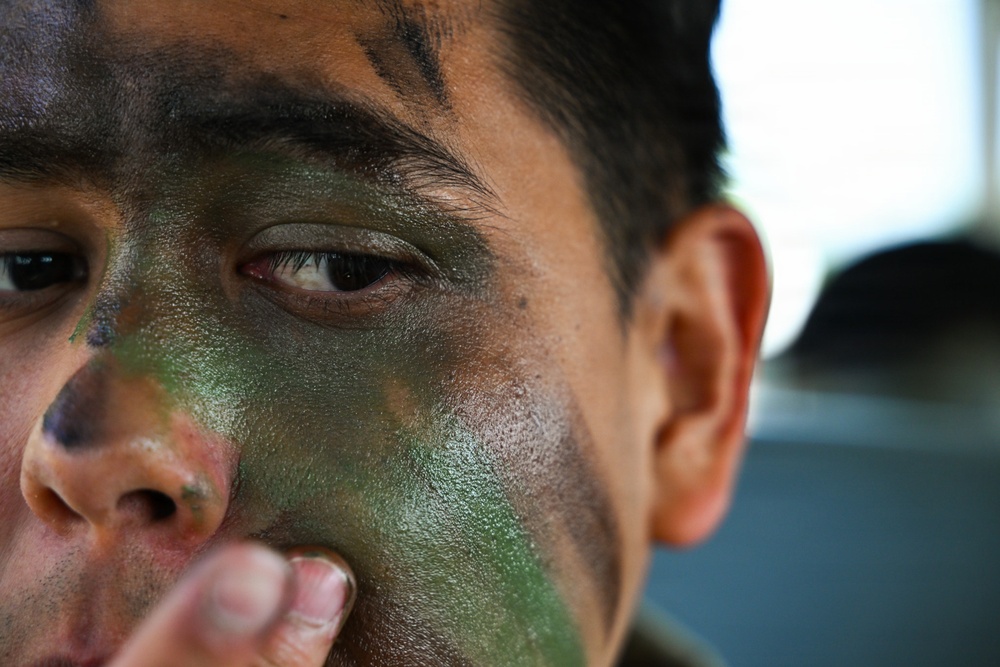 Airmen and Guardian leadership school students take on FTX at Marine Corps Base Quantico