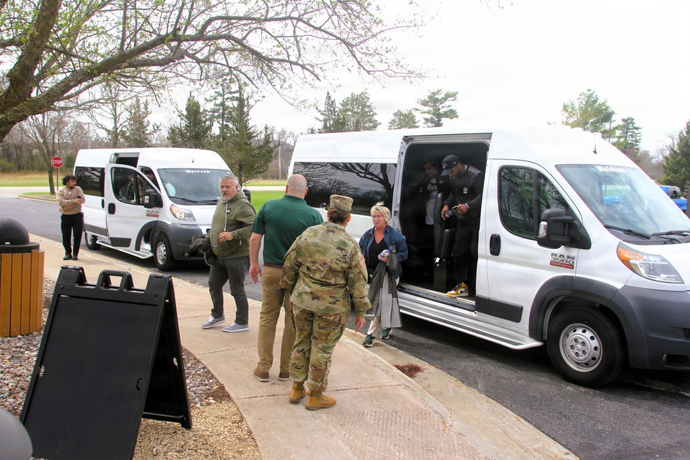 2026 Green Bay Packers Tailgate Tour makes stop at Fort McCoy; visits with Soldiers, Challenge Academy cadets