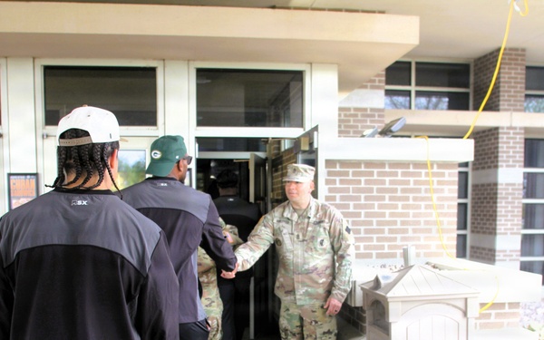2026 Green Bay Packers Tailgate Tour makes stop at Fort McCoy; visits with Soldiers, Challenge Academy cadets
