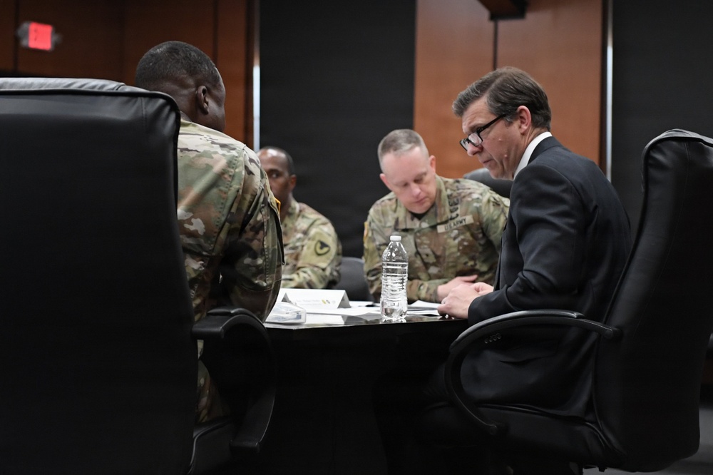Army under secretary tours McAlester Army Ammunitions Plant