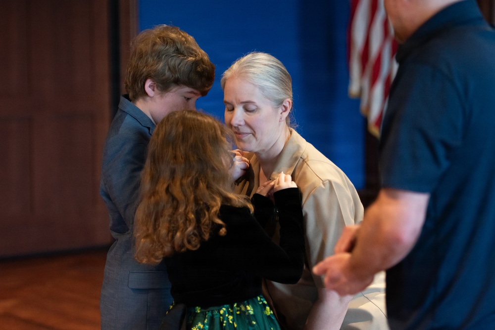 Pinning Ceremony for MUCS Sarah Blecker