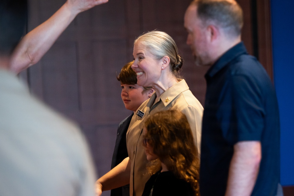 Pinning Ceremony for MUCS Sarah Blecker