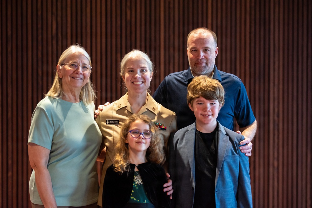 Pinning Ceremony for MUCS Sarah Blecker
