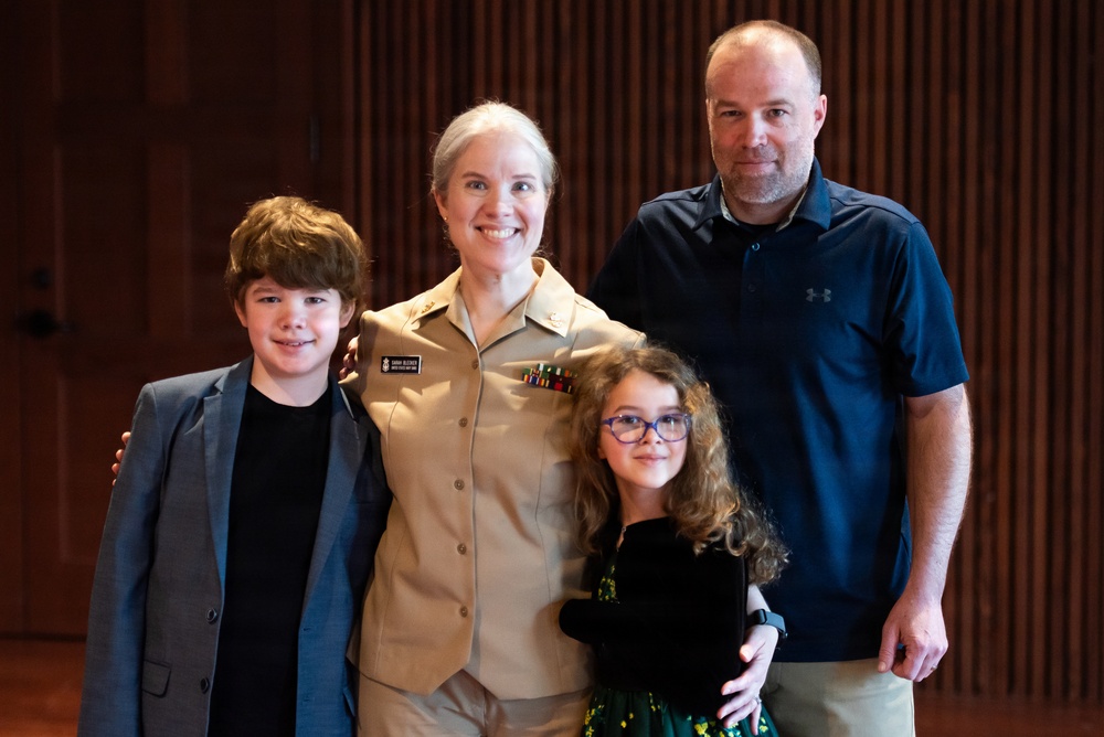 Pinning Ceremony for MUCS Sarah Blecker