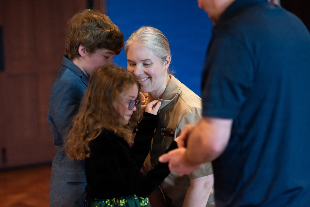 Pinning Ceremony for MUCS Sarah Blecker