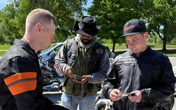 Munson Soldier leads Fort Leavenworth motorcycle safety ride ahead of spring riding season