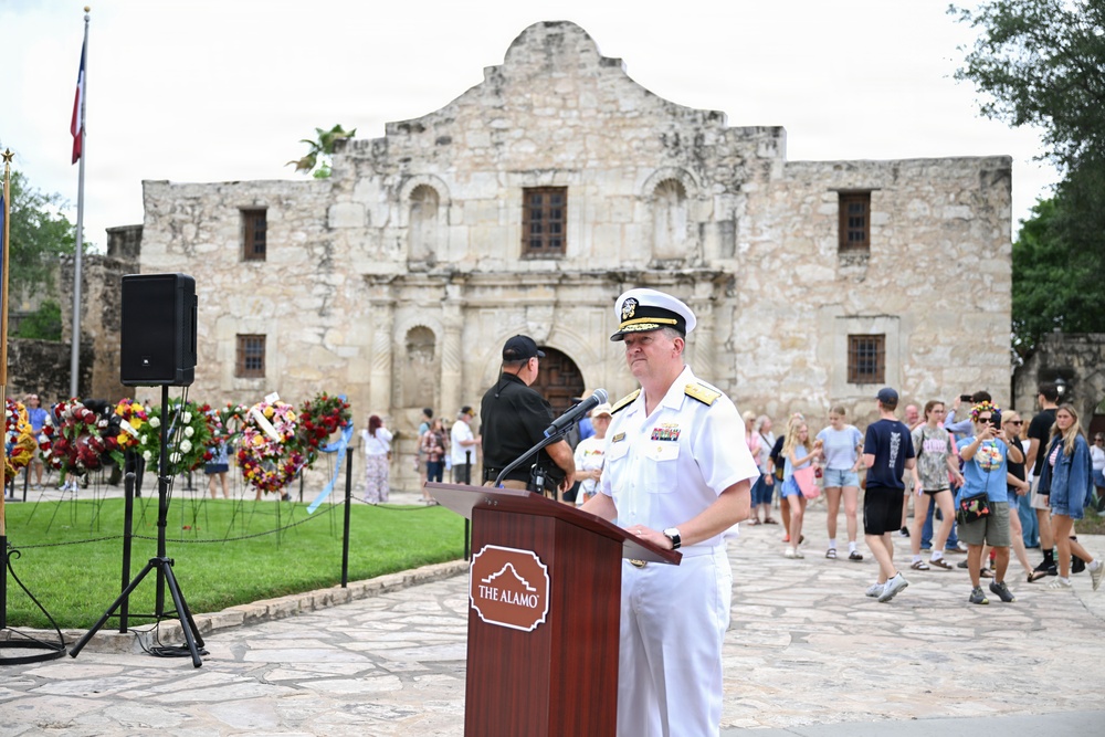 U.S. Navy commands participate in annual service day at the Alamo