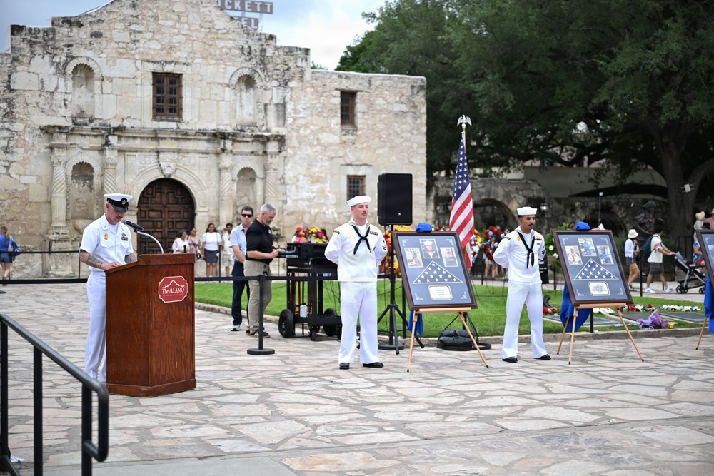 U.S. Navy commands participate in annual service day at the Alamo