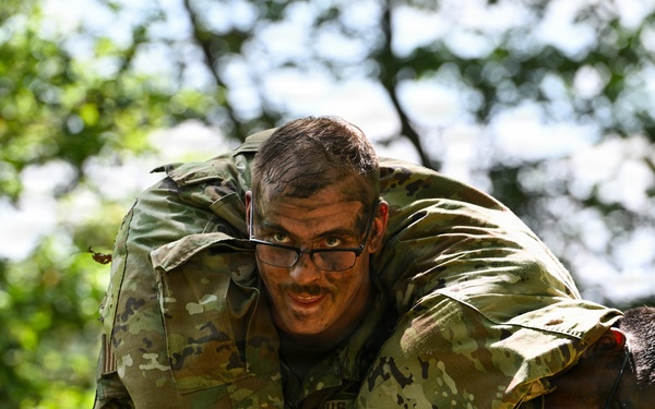 Airmen and Guardian leadership school students take on FTX at Marine Corps Base Quantico