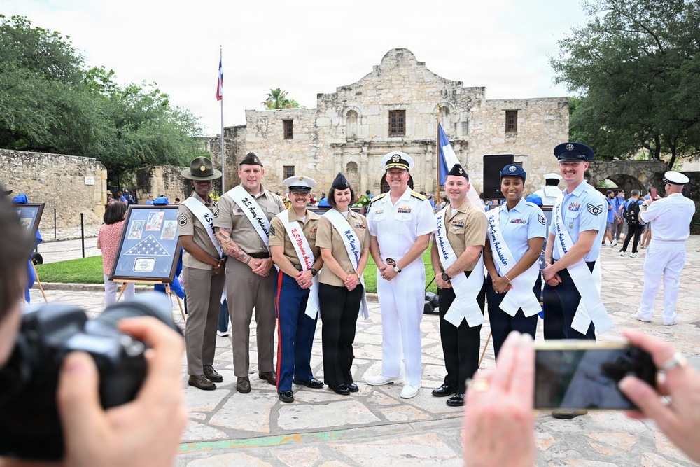 U.S. Navy commands participate in annual service day at the Alamo
