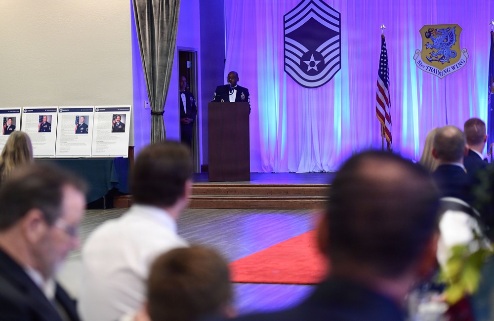 Keesler inducts newest chief master sergeants