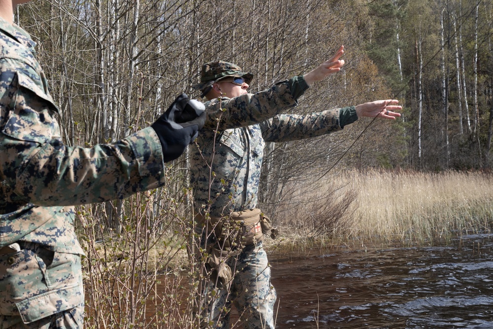 CLB-24 Marines conduct water testing and purification in Sweden