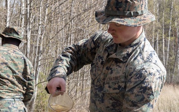 CLB-24 Marines conduct water testing and purification in Sweden