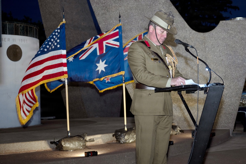 USSPACECOM remembers ANZAC day alongside allies