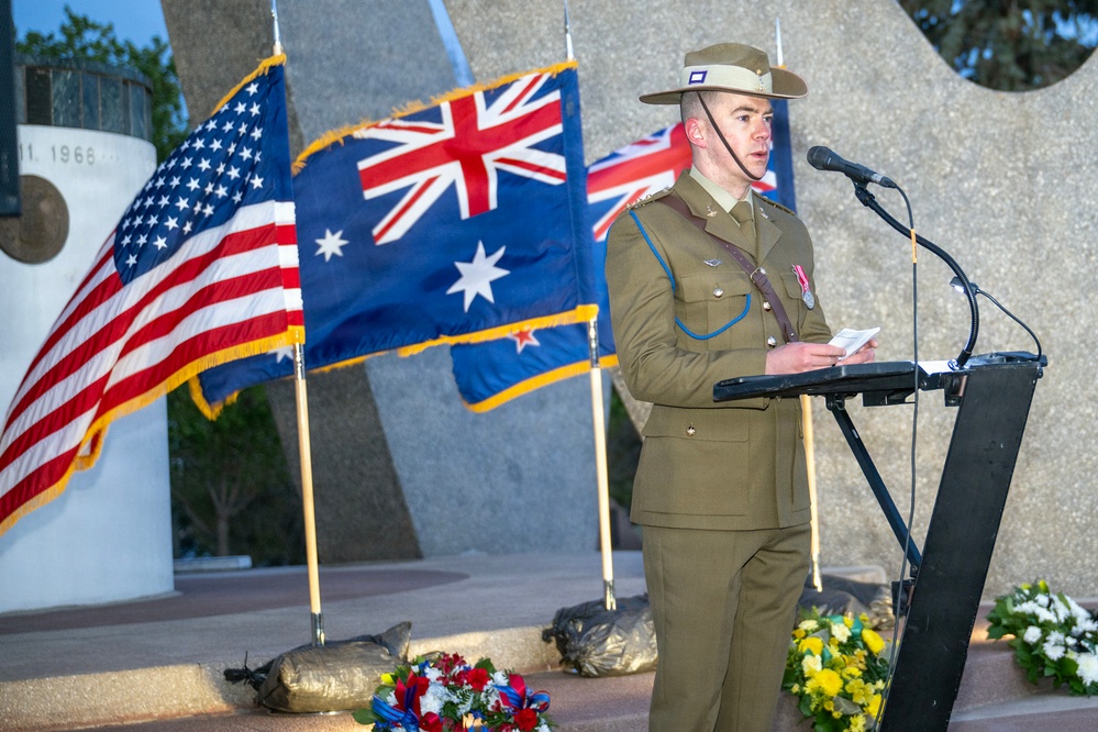 USSPACECOM remembers ANZAC day alongside allies