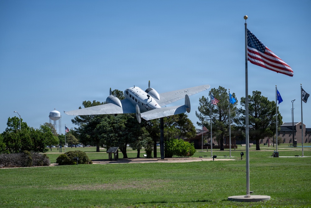 C-45 Beech passenger aircraft static display 2026