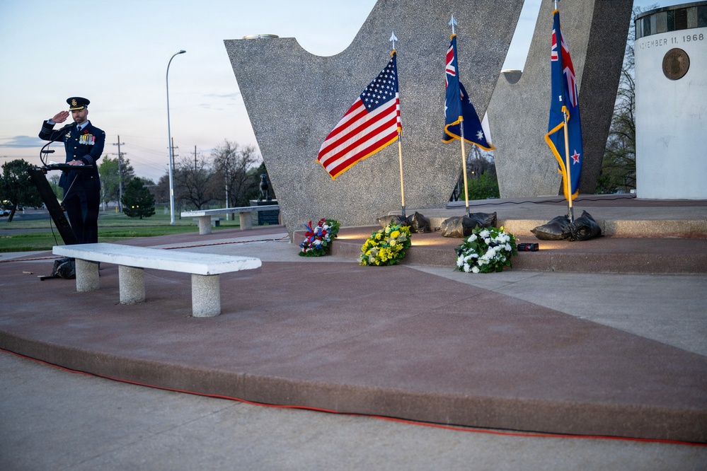 USSPACECOM remembers ANZAC day alongside allies