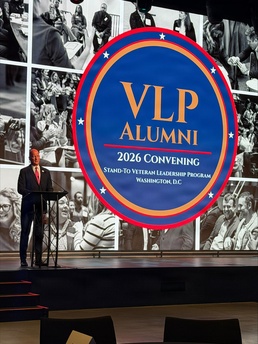 Army Assistant Secretary Marc Andersen challenges GWBI veteran leadership scholars to turn disruption into decision advantage