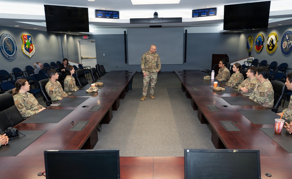 ROTC cadets explore career opportunities during base visit
