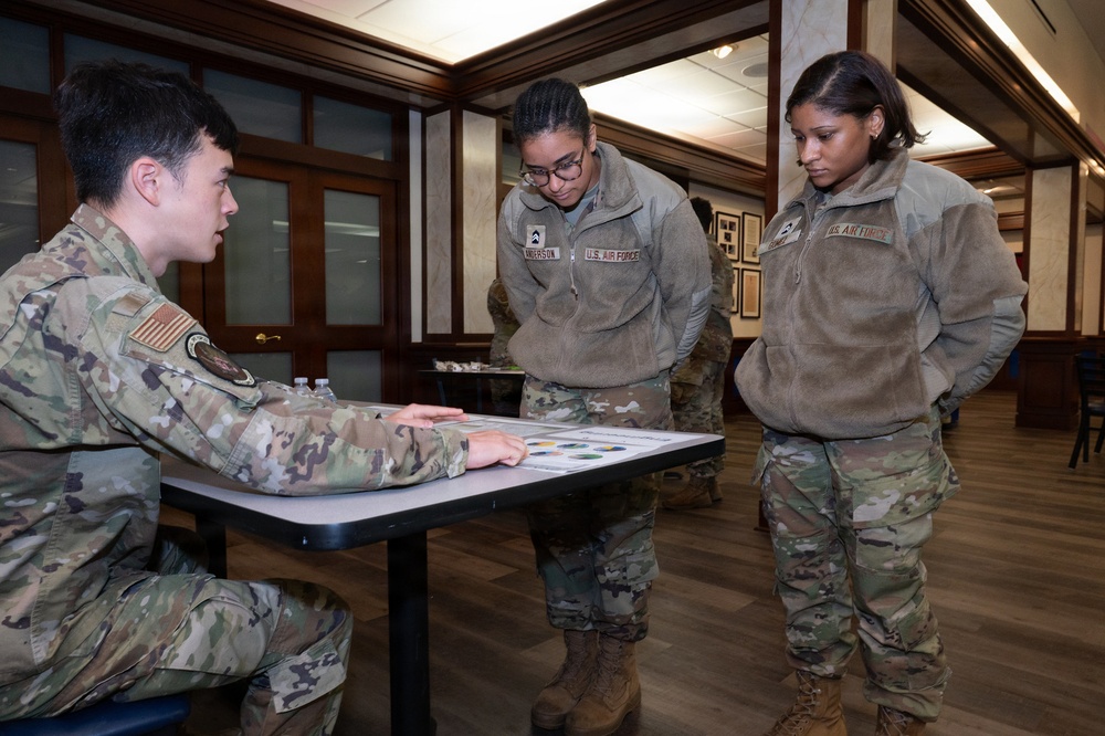 ROTC cadets explore career opportunities during base visit