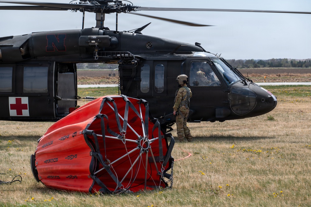 Nebraska National Guard assists with Pressey Park Fire