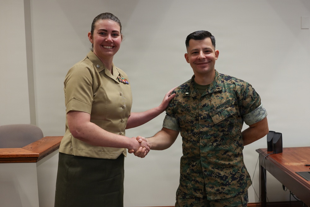 Marine Conducts Oath of Attorney