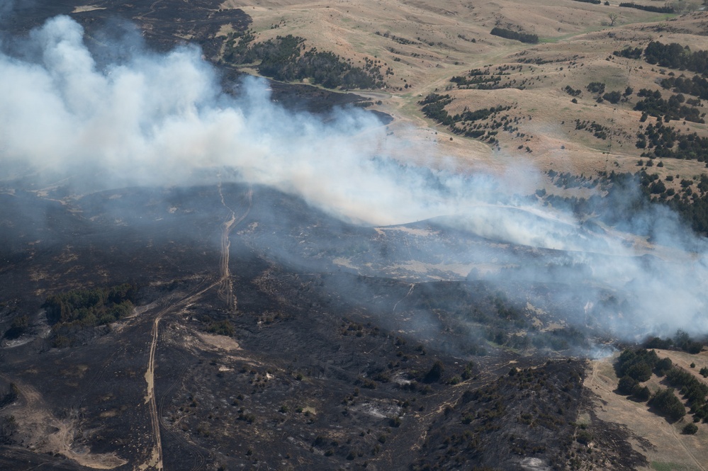 Nebraska National Guard assists with Pressey Park Fire