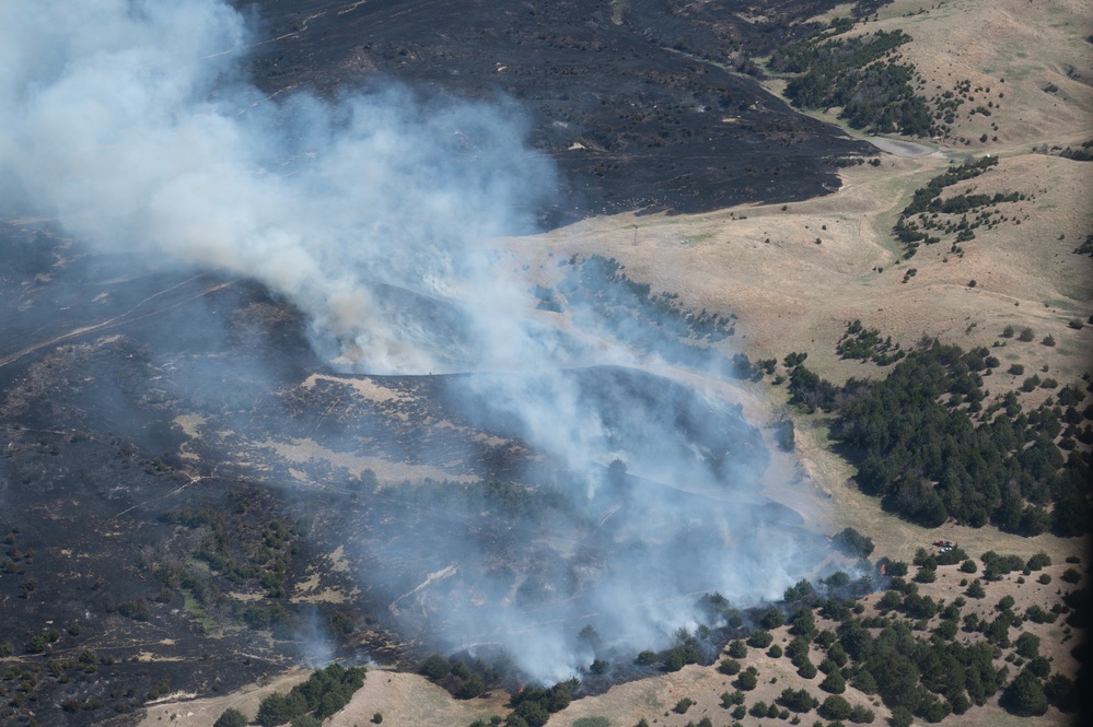Nebraska National Guard assists with Pressey Park Fire