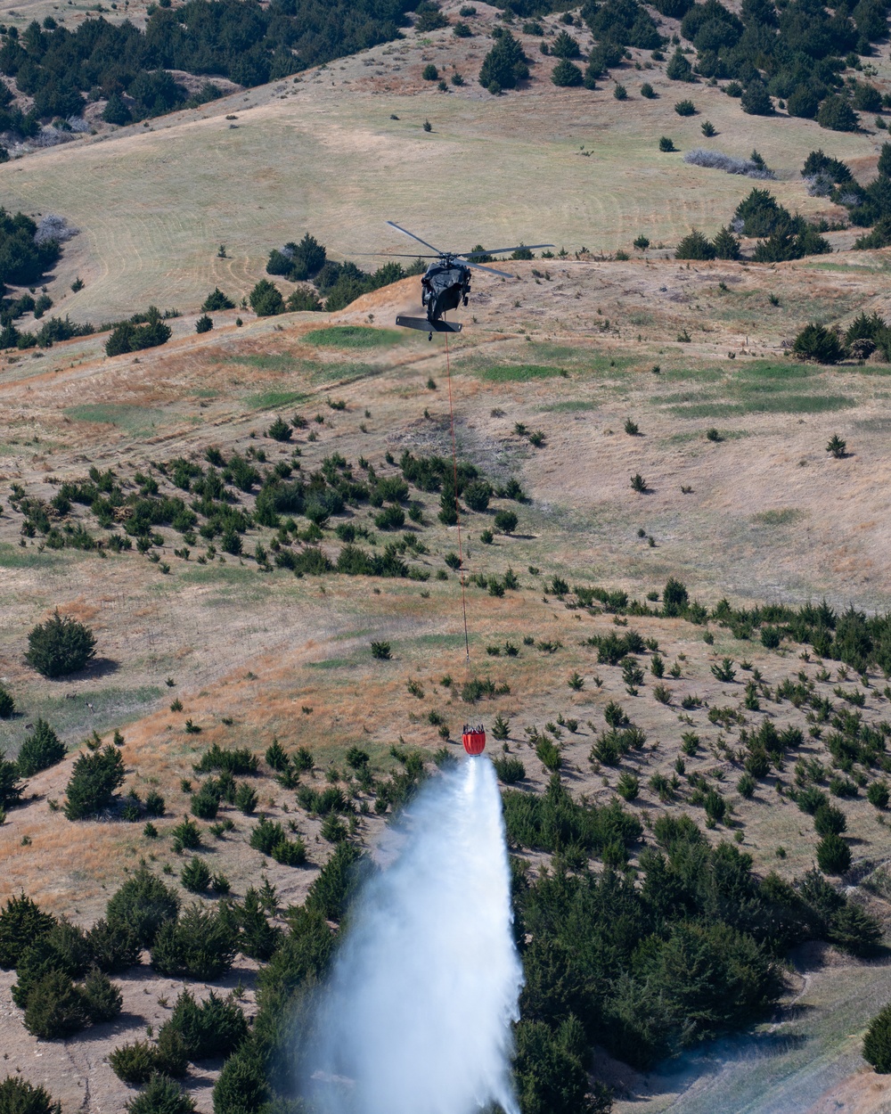 Nebraska National Guard assists with Pressey Park Fire
