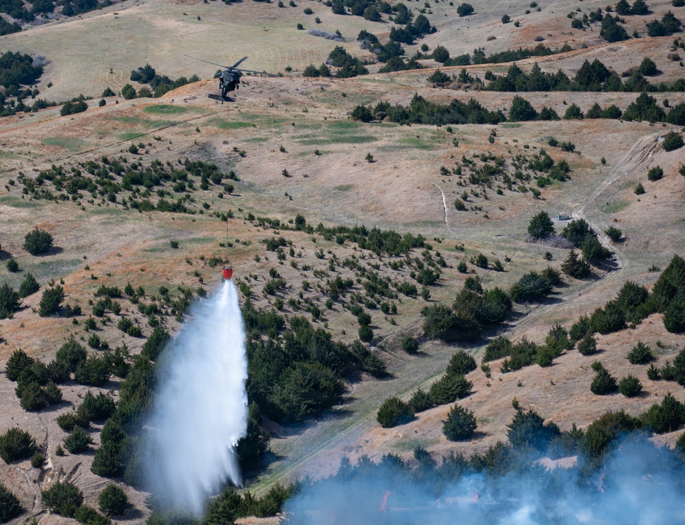 Nebraska National Guard assists with Pressey Park Fire