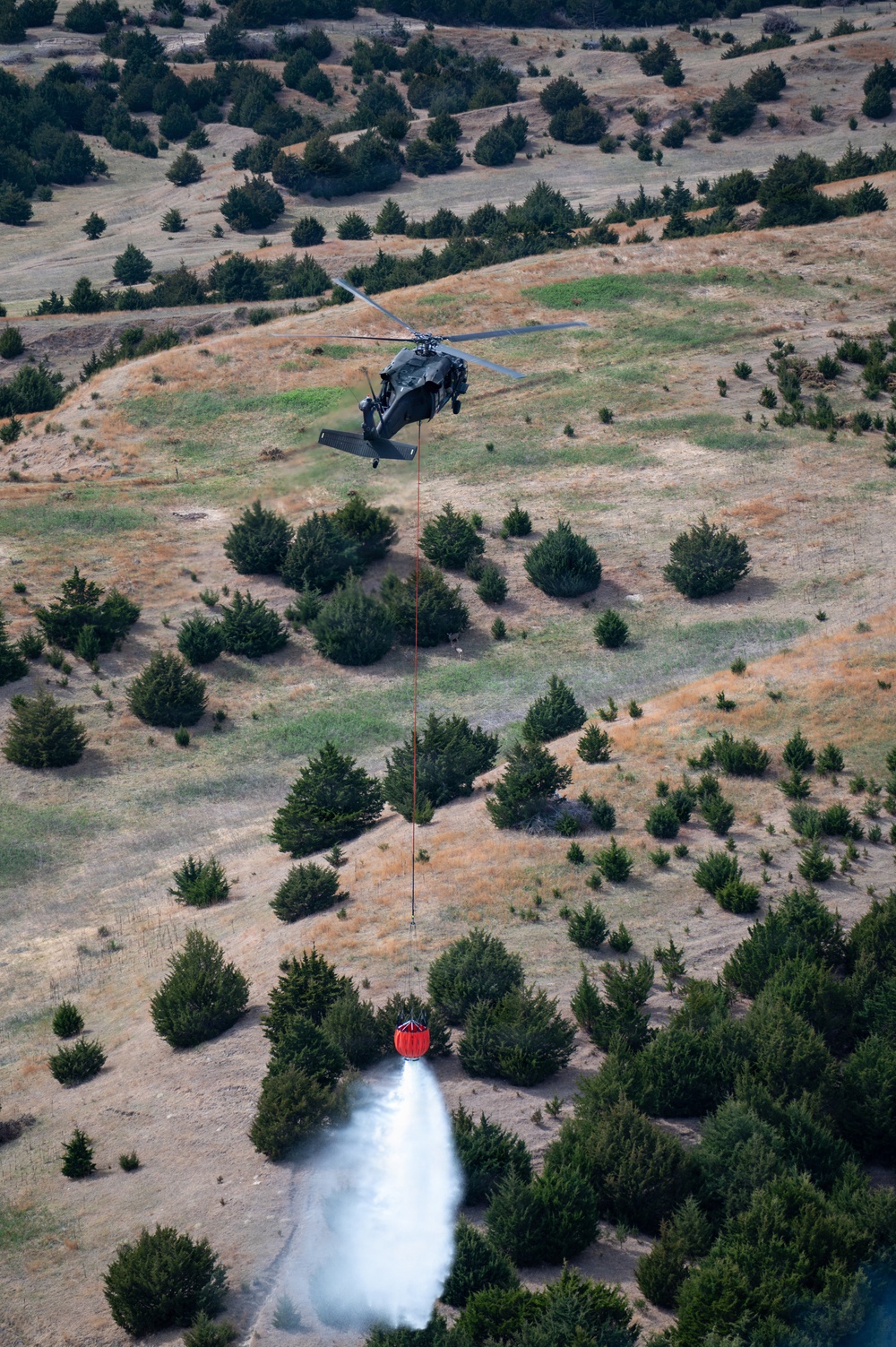 Nebraska National Guard assists with Pressey Park Fire