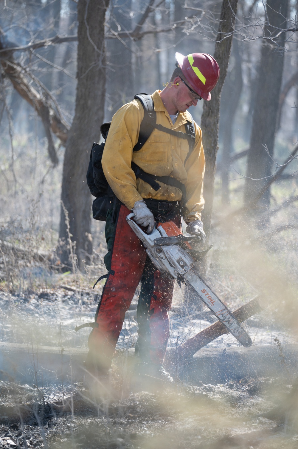 Nebraska National Guard assists with Pressey Park Fire