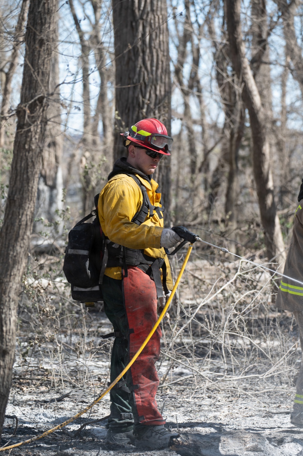 Nebraska National Guard assists with Pressey Park Fire