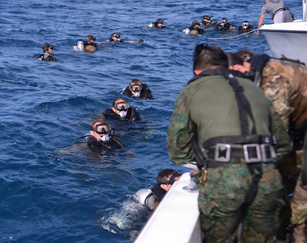 Special Forces Combat Dive Students Take to Ocean for Training
