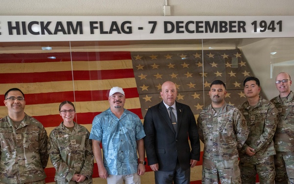 Senior Advisor to the Secretary of War for Strategy visits PACAF Airmen
