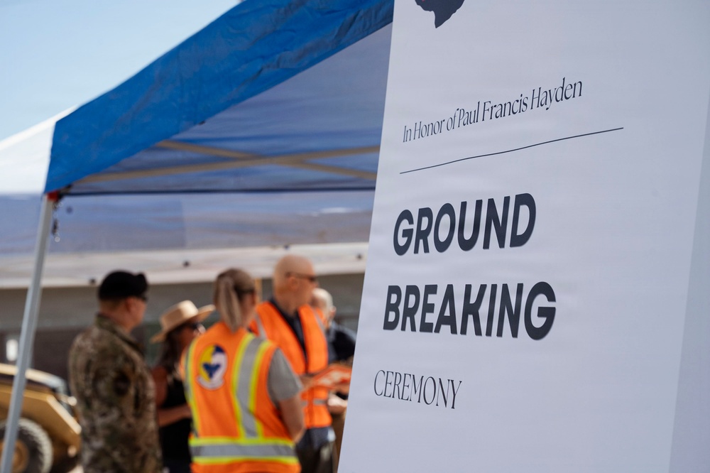 Human Performance Optimization center groundbreaking ceremony