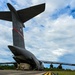 346th AEW Airmen load cargo into a C5 Galaxy